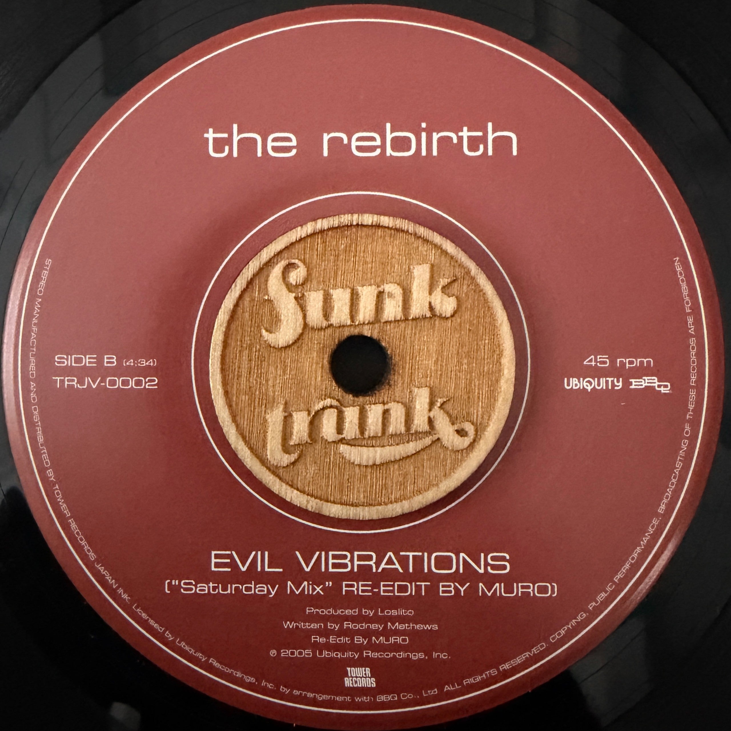 The Rebirth Evil Vibrations 12inch The Rebirth Evil Vibrations (…