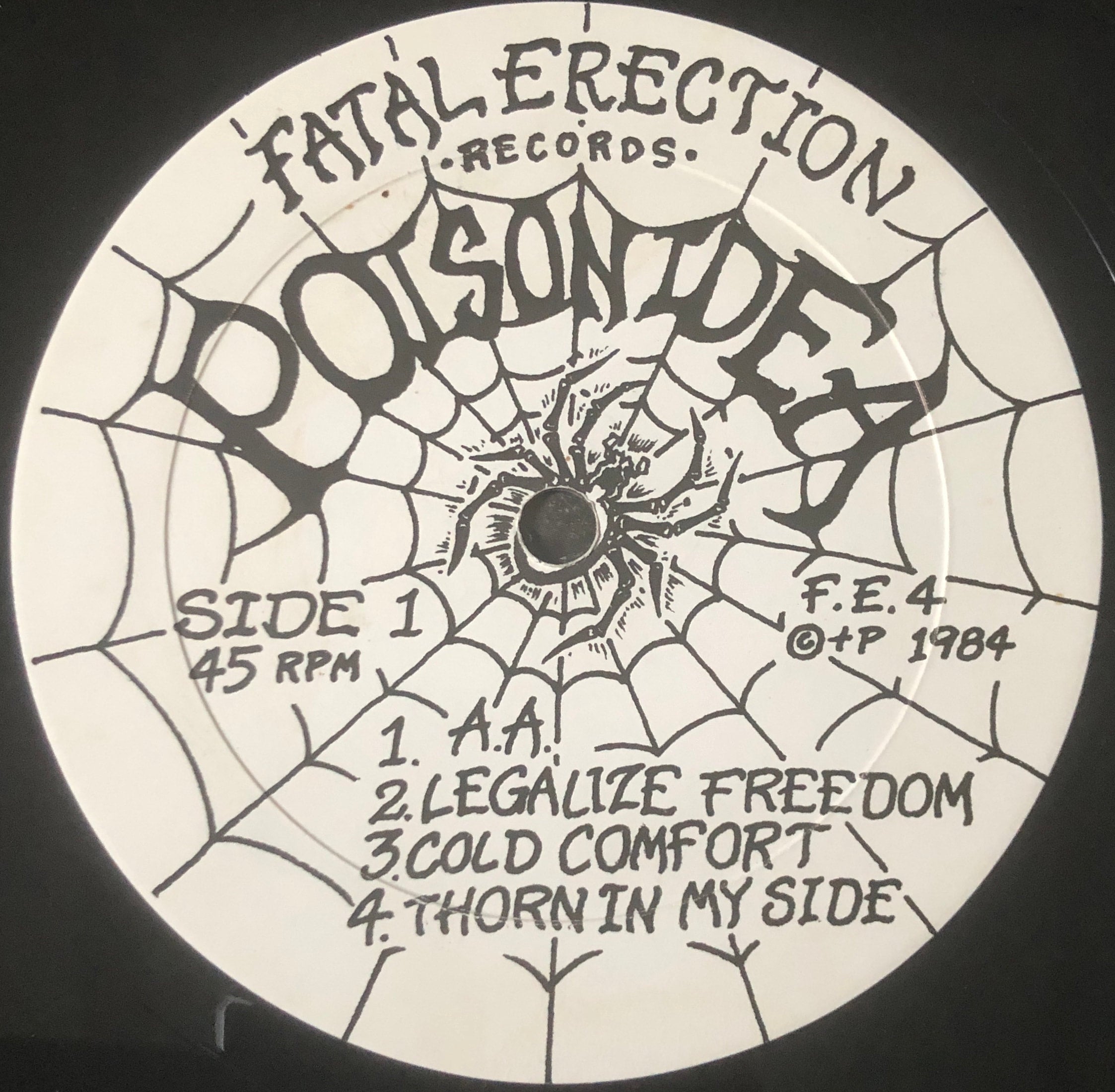POISON IDEA RECORD COLLECTORS ARE PRETENTIOUS ASSHOLES（US：FATAL