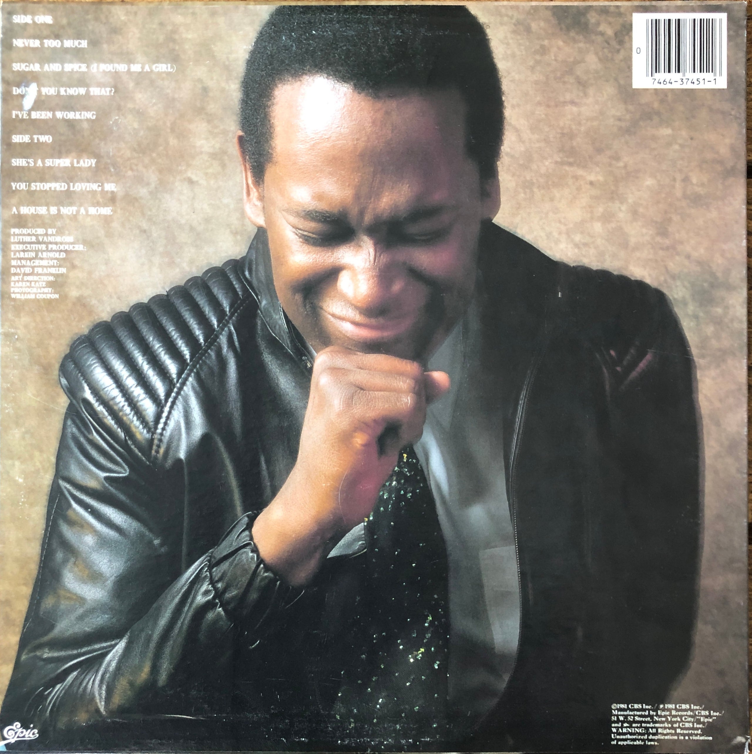 luther vandross she's a superlady 販売 レコード